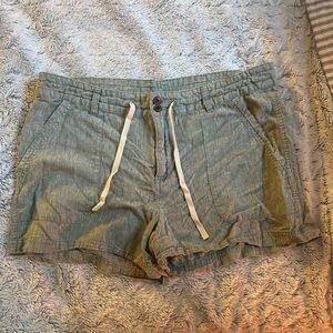 Patagonia Light Green Women's Linen Shorts